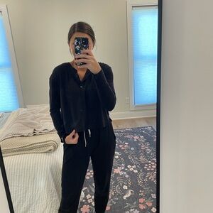 Athleta Black Long Sleeve Top